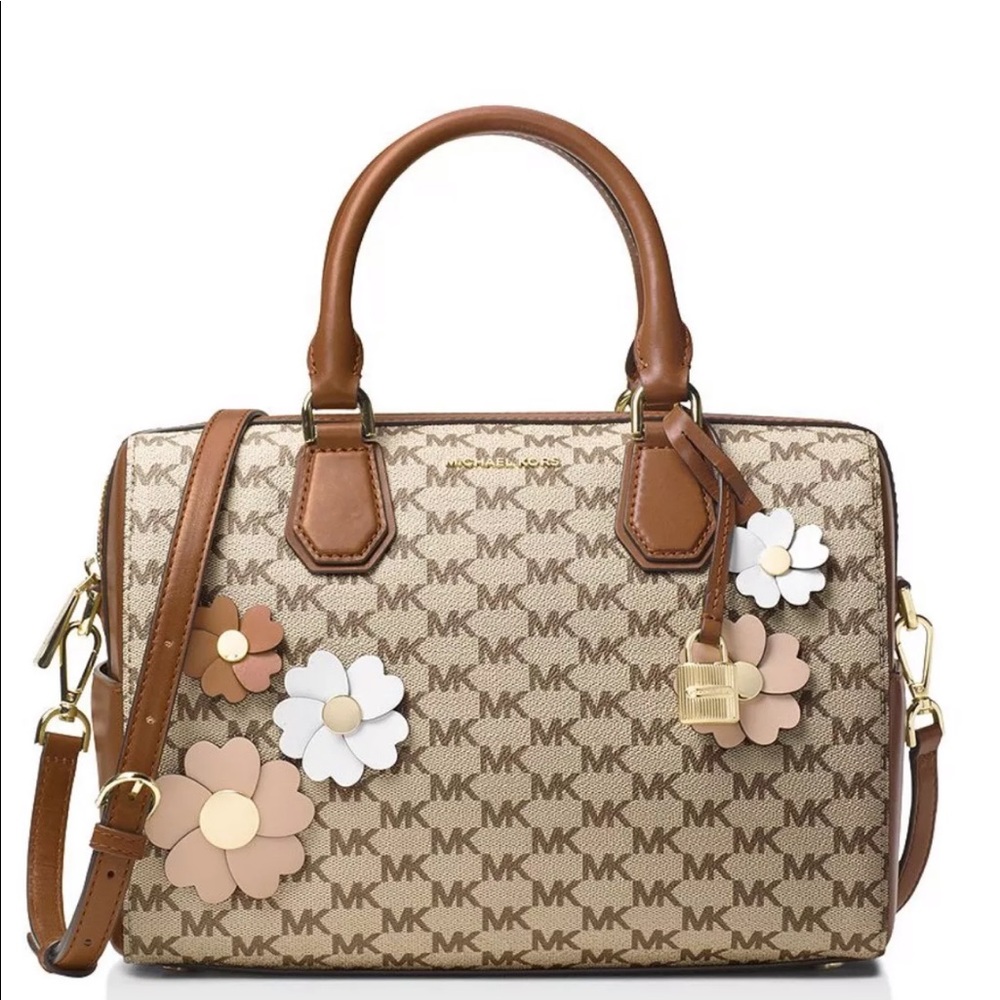 Michael Kors Flora Appliqué Mercer Duffel Medium
